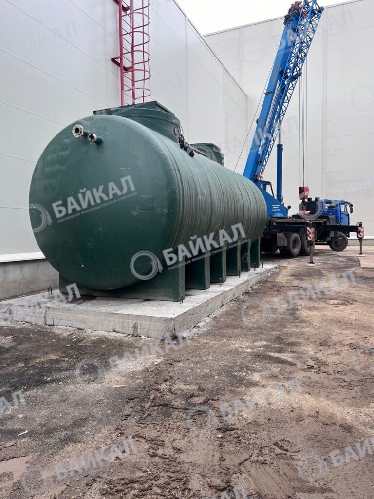 Доставка стеклопластиковой ёмкости